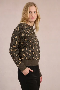 Jersey de manga larga estampado animal