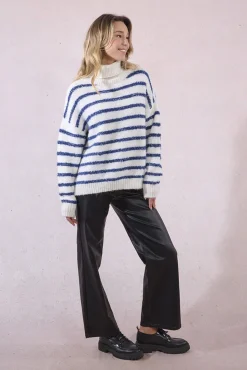Jersey de manga larga estampado rayas