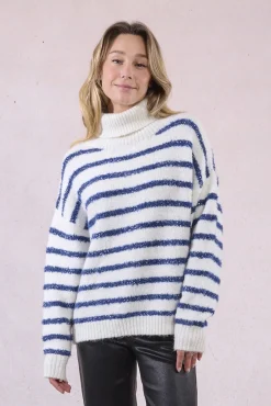 Jersey de manga larga estampado rayas