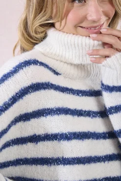 Jersey de manga larga estampado rayas