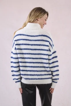 Jersey de manga larga estampado rayas