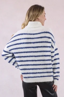 Jersey de manga larga estampado rayas