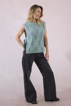 Jersey de manga sisa detalle lazo