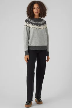 Jersey de mujer de manga larga con estampado