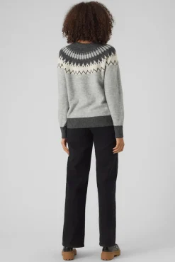 Jersey de mujer de manga larga con estampado