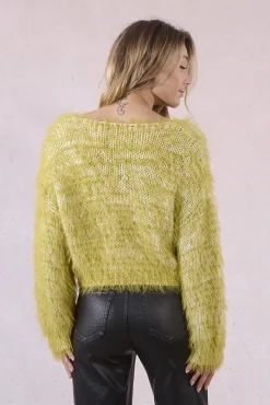 Jersey de mujer de manga larga de peluche