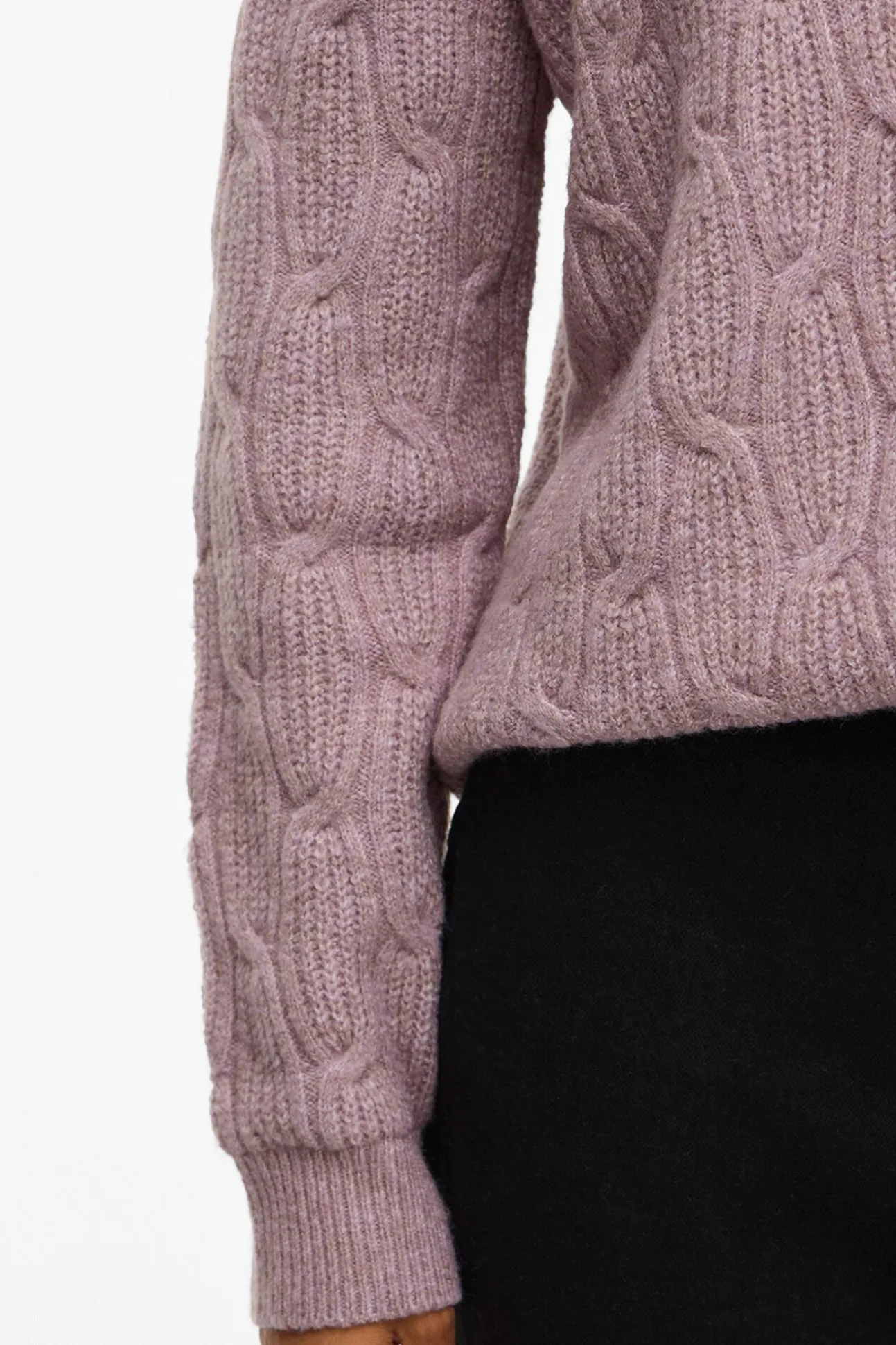 Jersey de ochos con cuello redondo