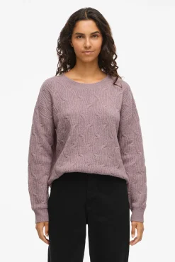 Jersey de ochos con cuello redondo