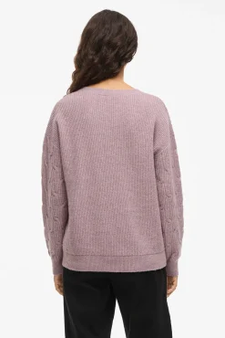 Jersey de ochos con cuello redondo