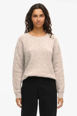 Jersey de ochos con cuello redondo