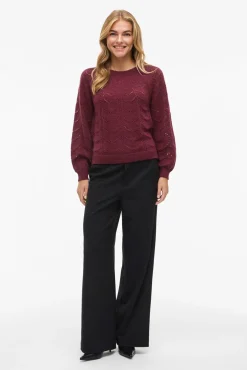 Jersey de punto con calados