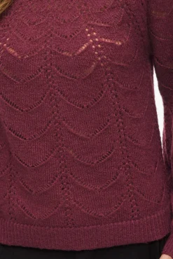 Jersey de punto con calados