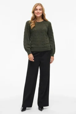 Jersey de punto con calados