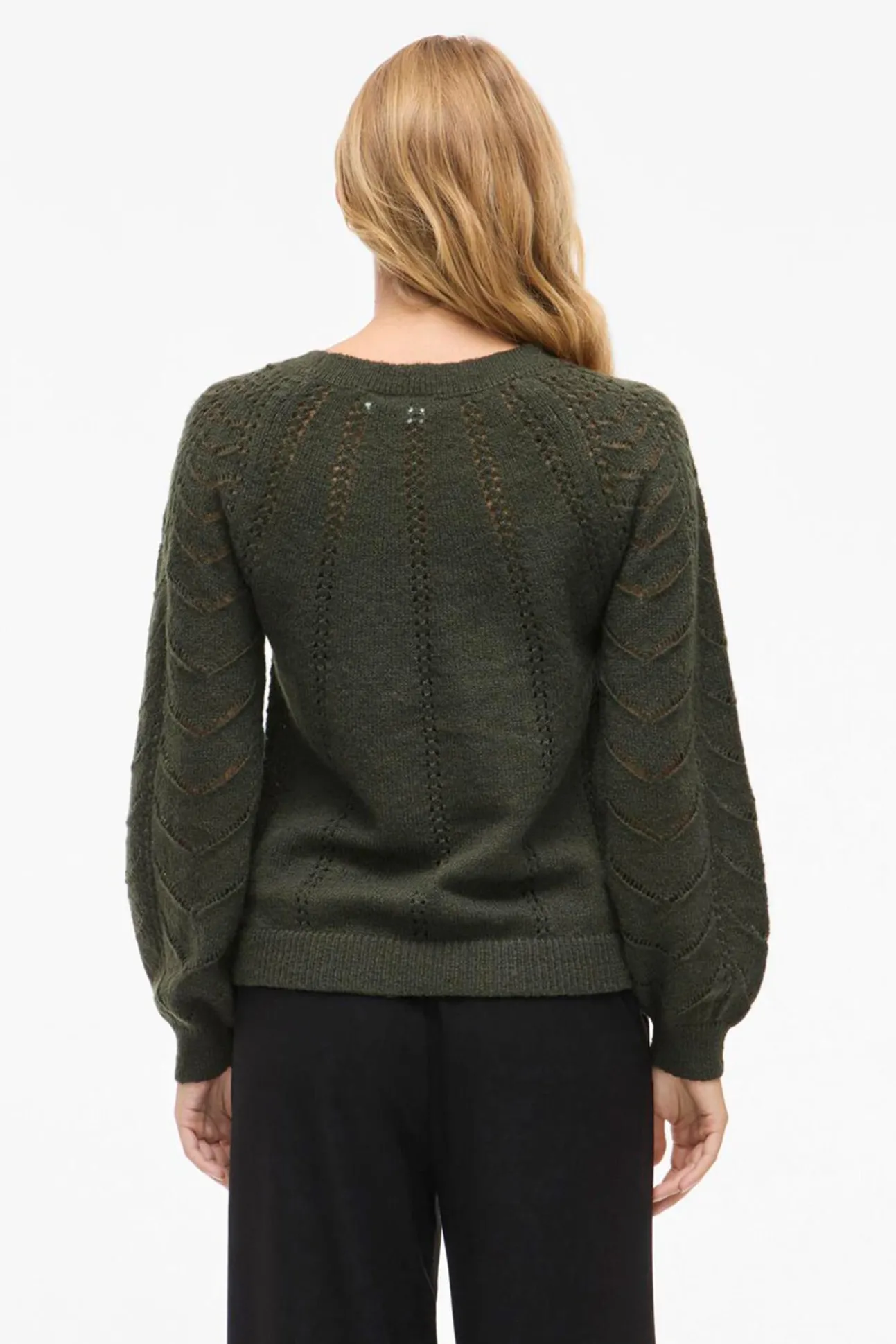 Jersey de punto con calados