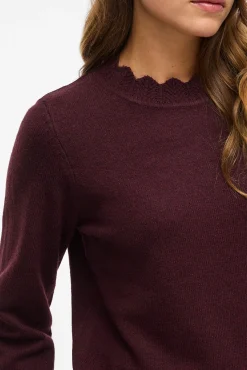 Jersey de punto con cuello perkins