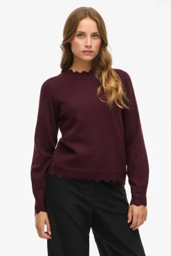 Jersey de punto con cuello perkins