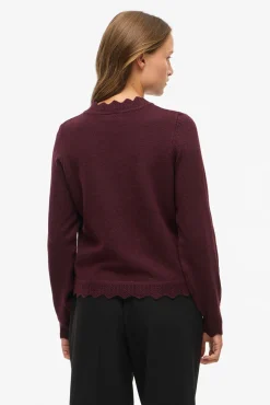 Jersey de punto con cuello perkins