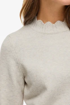 Jersey de punto con cuello perkins