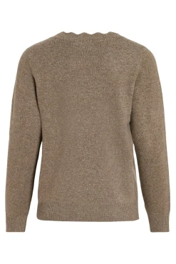 Jersey de punto con cuello pico