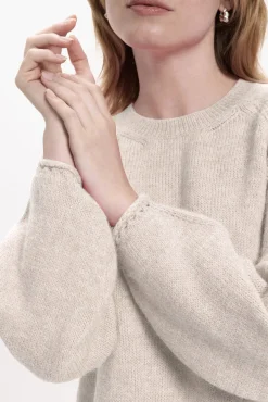 Jersey de punto con detalle en puño