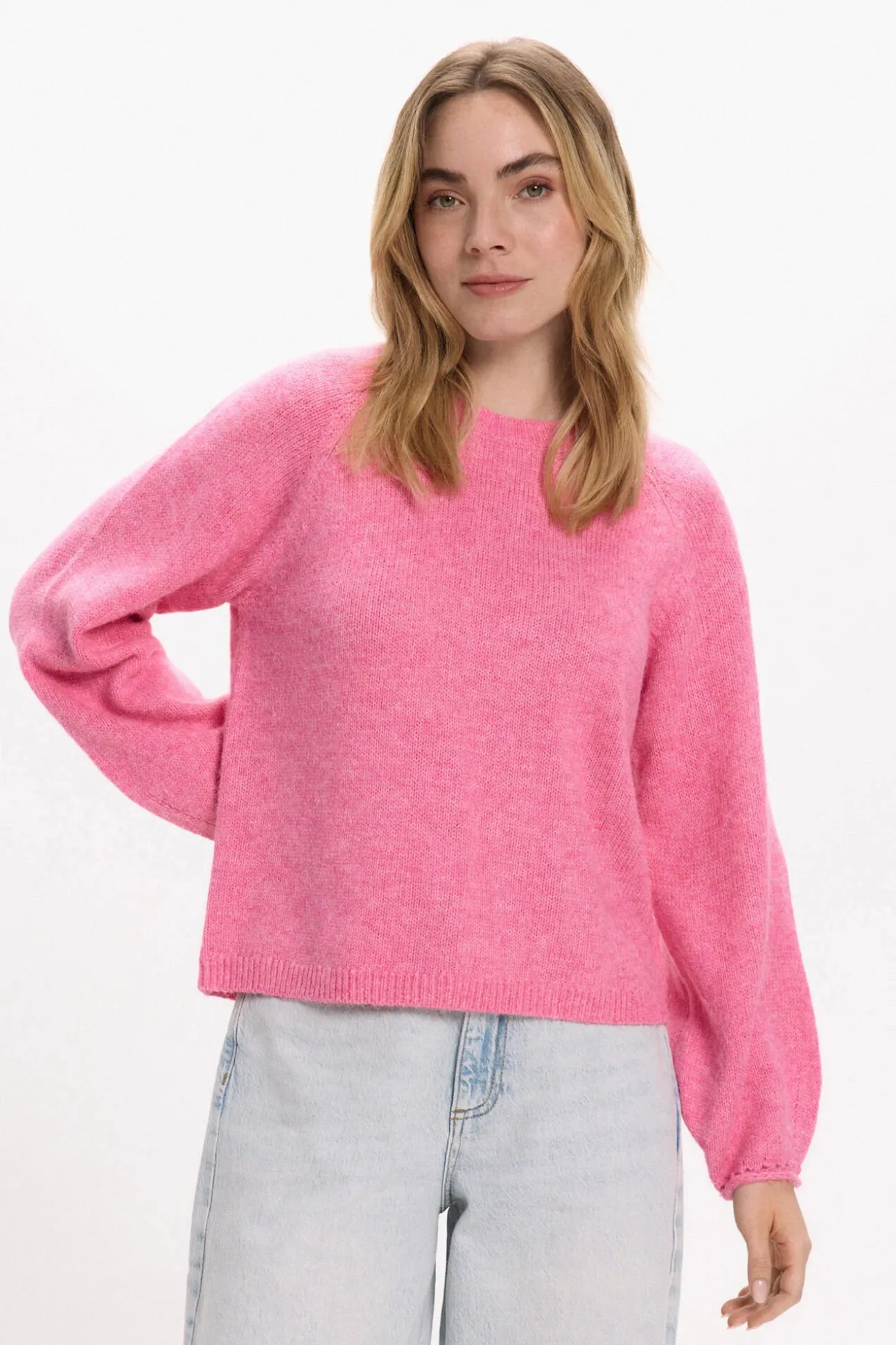 Jersey de punto con detalle en puño