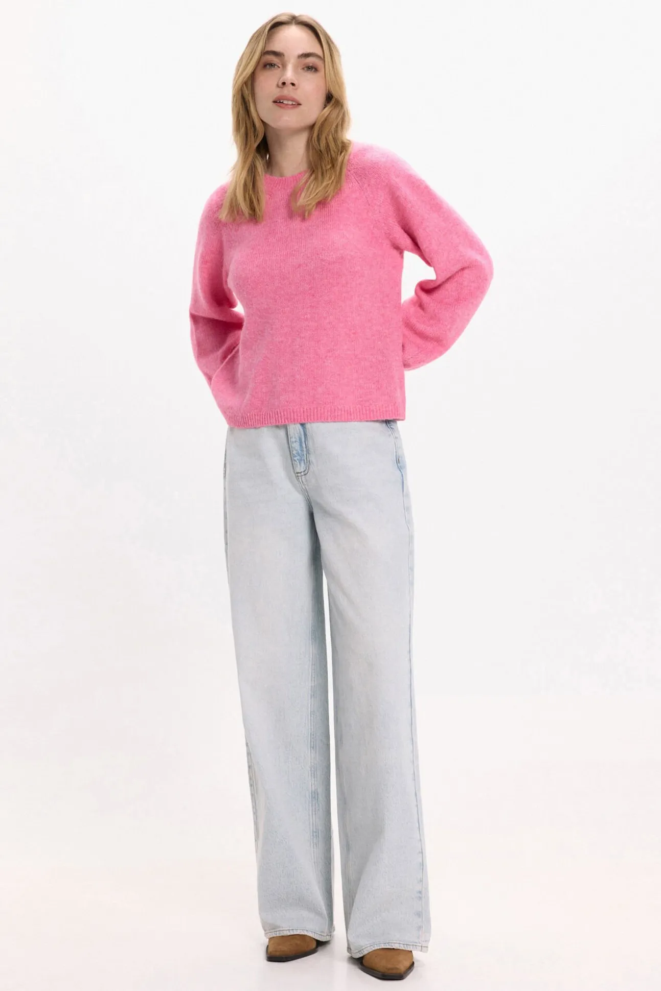 Jersey de punto con detalle en puño