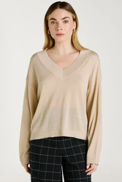 Jersey de punto con glitter