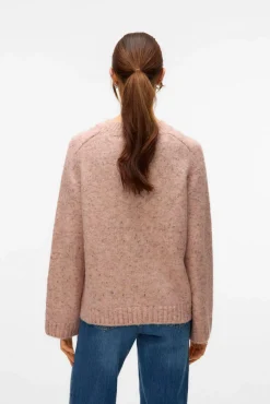 Jersey de punto con lana y estilo ancho