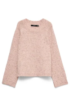 Jersey de punto con lana y estilo ancho