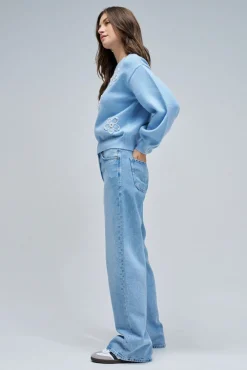 Jersey de punto con perlas