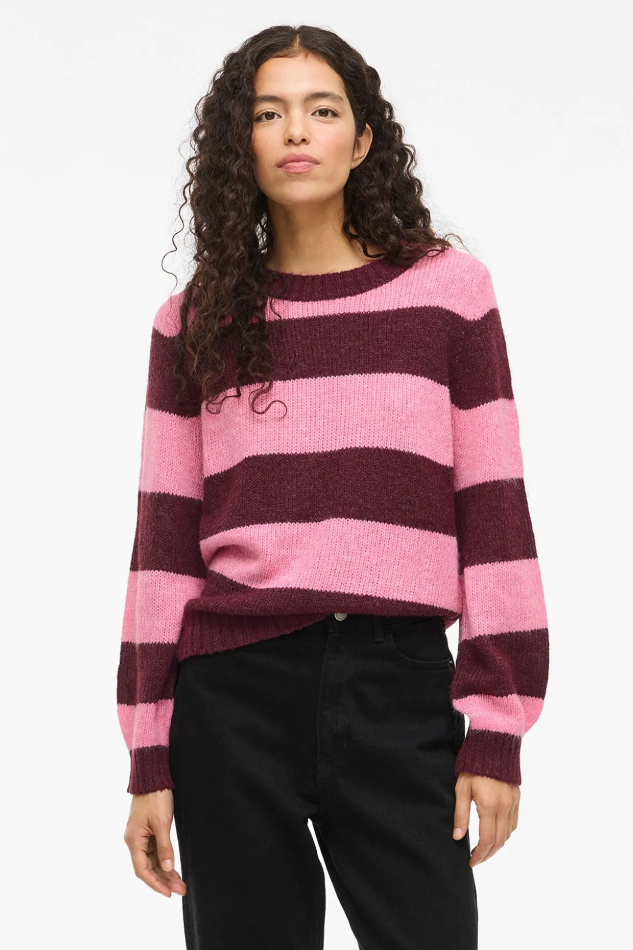 Jersey de punto con rayas