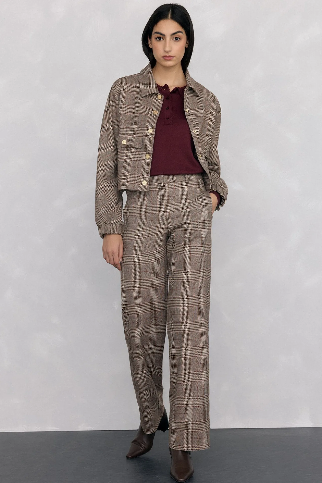 Jersey de punto cuello polo