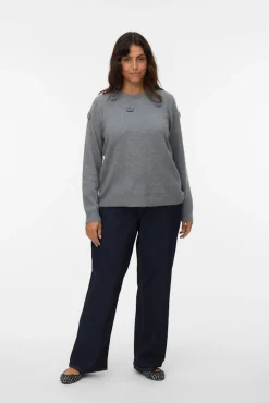 Jersey de punto cuello redondo Curve