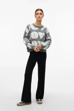 Jersey de punto cuello redondo