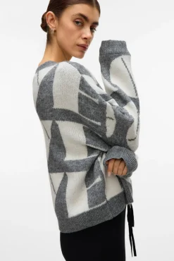 Jersey de punto cuello redondo