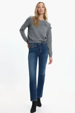 Jersey de punto cuello redondo