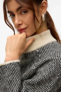 Jersey de punto cuello subido