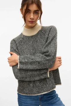 Jersey de punto cuello subido