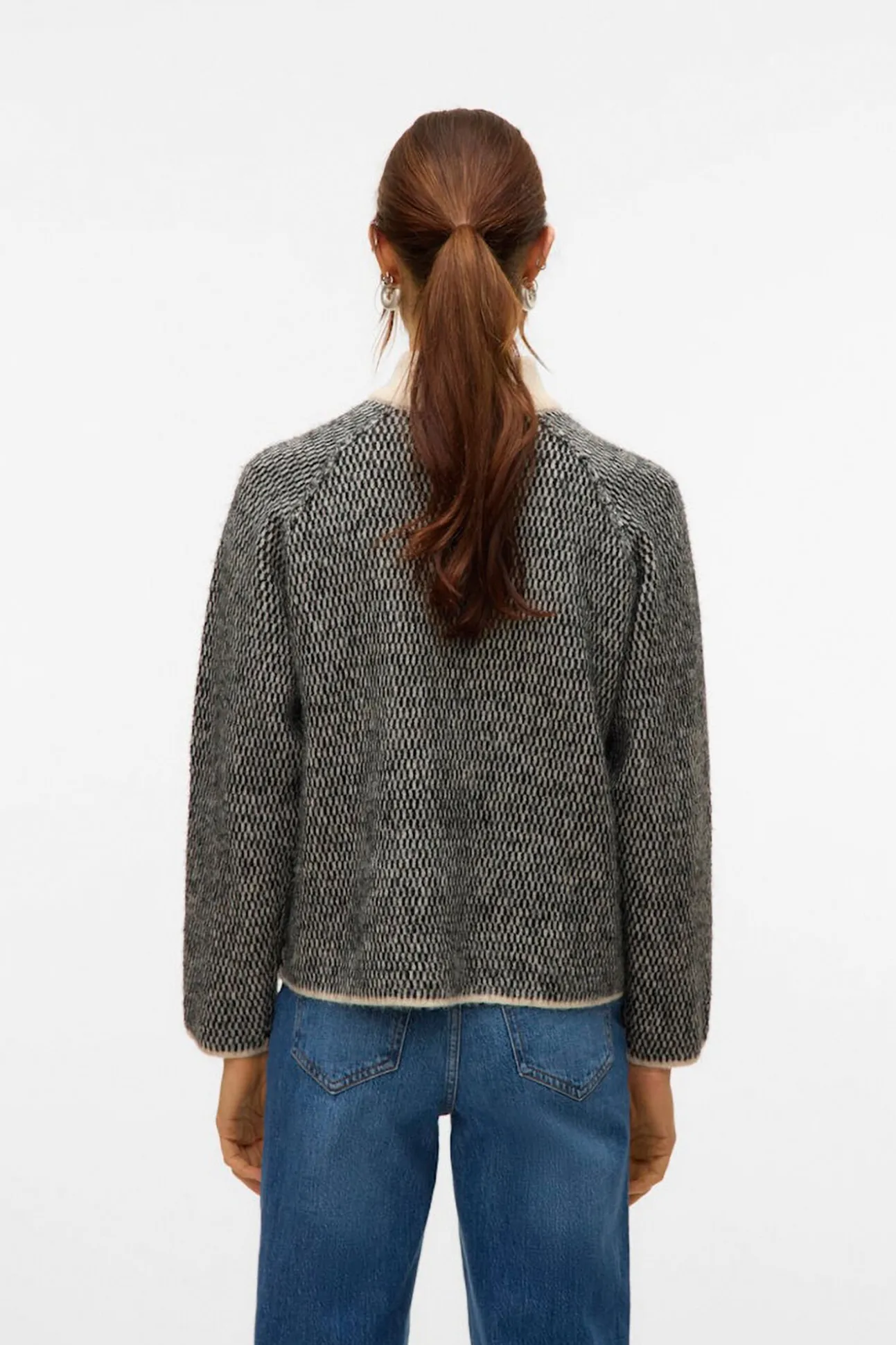 Jersey de punto cuello subido