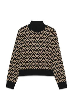 Jersey de punto cuello subido