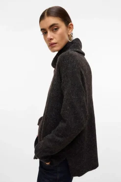 Jersey de punto cuello vuelto