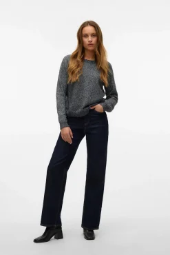 Jersey de punto de mujer con lurex