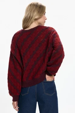 Jersey de punto efecto geométrico