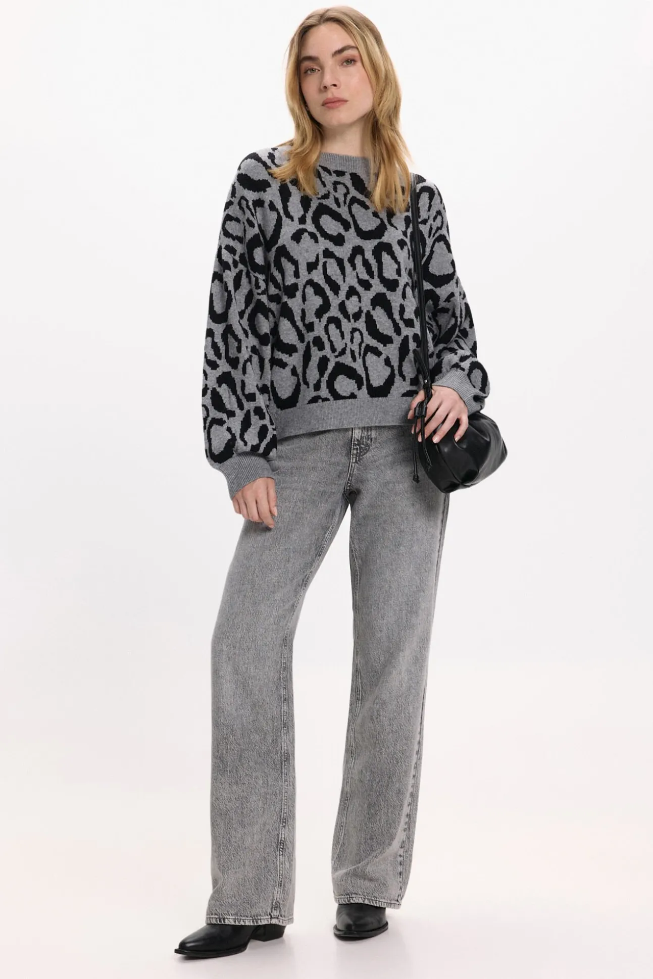 Jersey de punto estampado de viscosa