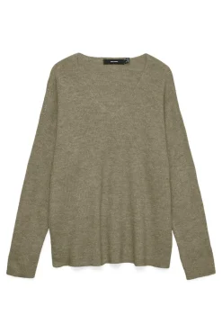 Jersey de punto fino de mujer con brillos