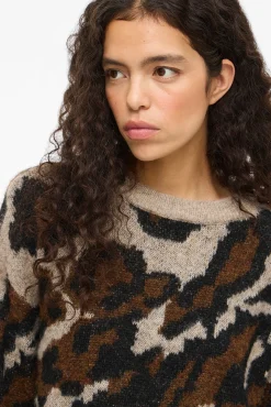 Jersey de punto jacquard con lana