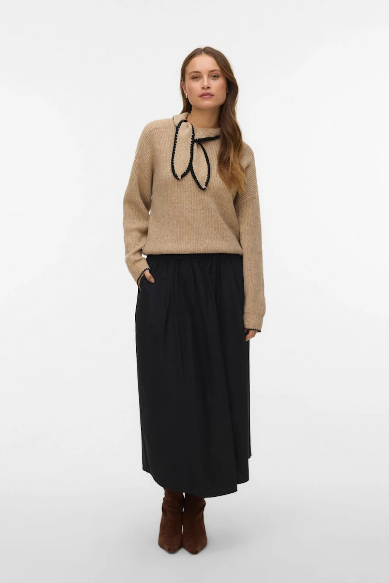 Jersey de punto lazada