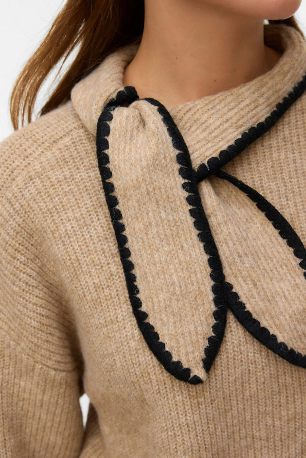 Jersey de punto lazada