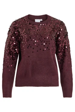 Jersey de punto lentejuelas