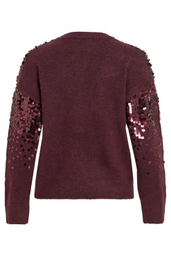 Jersey de punto lentejuelas